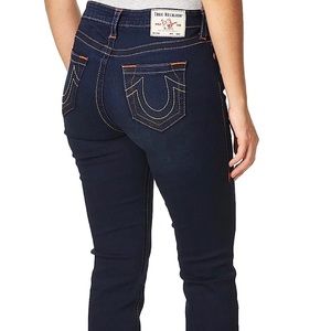 True Religion Billie Mid rise straight leg jeans